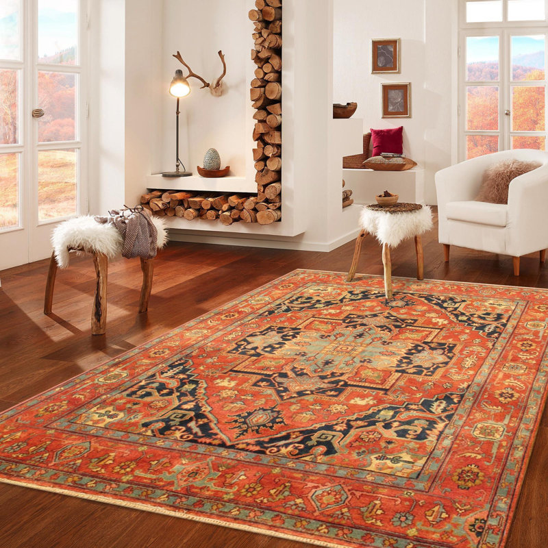 Wool Oriental Area Rug, Rectangle 8' x 10'