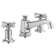 Invari™ Widespread Lavatory Faucet with Angled Spout - Less Handles