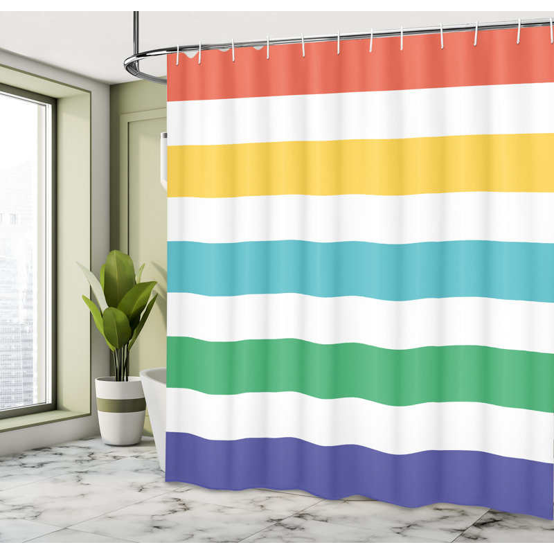  Rideau de douche Rainbow Kids, H 69 po x l 105 po