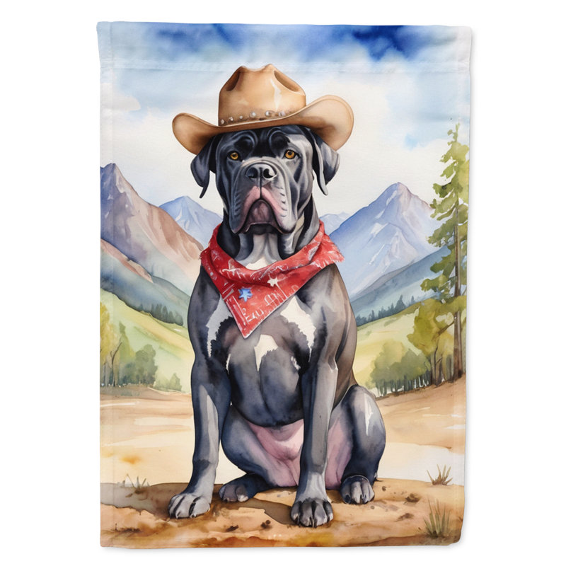 Drapeau Cowboy Welcome House, Cane corso