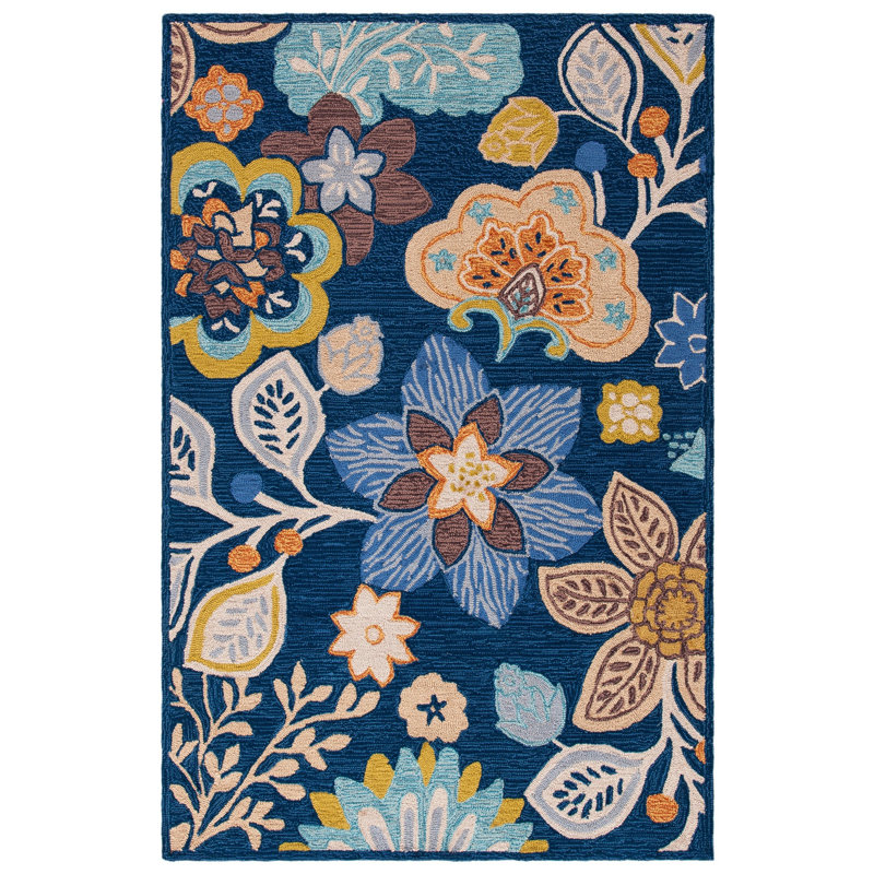 Tapis floral crocheté à la main Doyle, Rectangle 2 pi 3 po x 3 pi 9 po