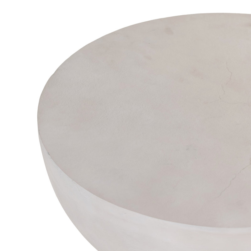Searcy End Table, Textured Matte White