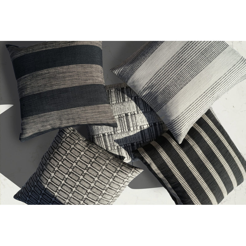 Punch Line Pillow Cover & Insert, Square 22"