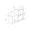 Haven Shoe Bench Stylish Stair-Shaped Shoe Cabinet with Fabric Seat-1502601438