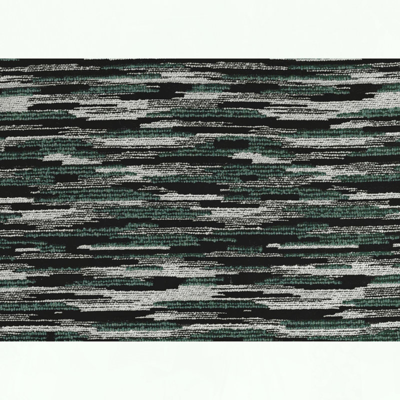 Pouf carré en jacquard avec fond antidérapant