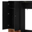 Grand lit escamotable avec canapé et tablettes de rangement, station de charge et lumière DEL, armoire murale escamotable en bois avec canapé et armoire de rangement-1221012692