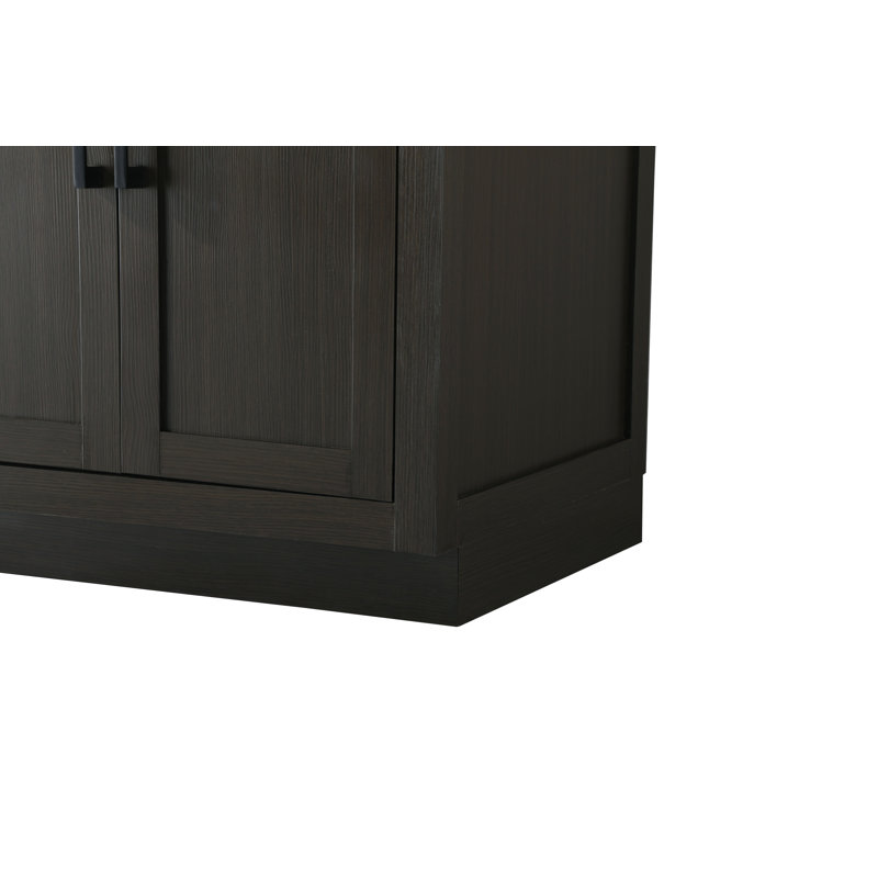 Ahner 72 inch Double Bathroom Vanity, Mocha Brown