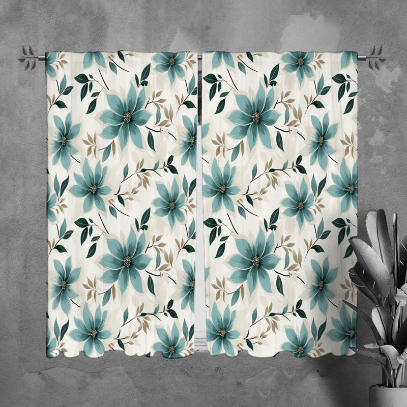 Paire de rideaux obscurcissant en polyester Reyk, L 20 po x L 82 po