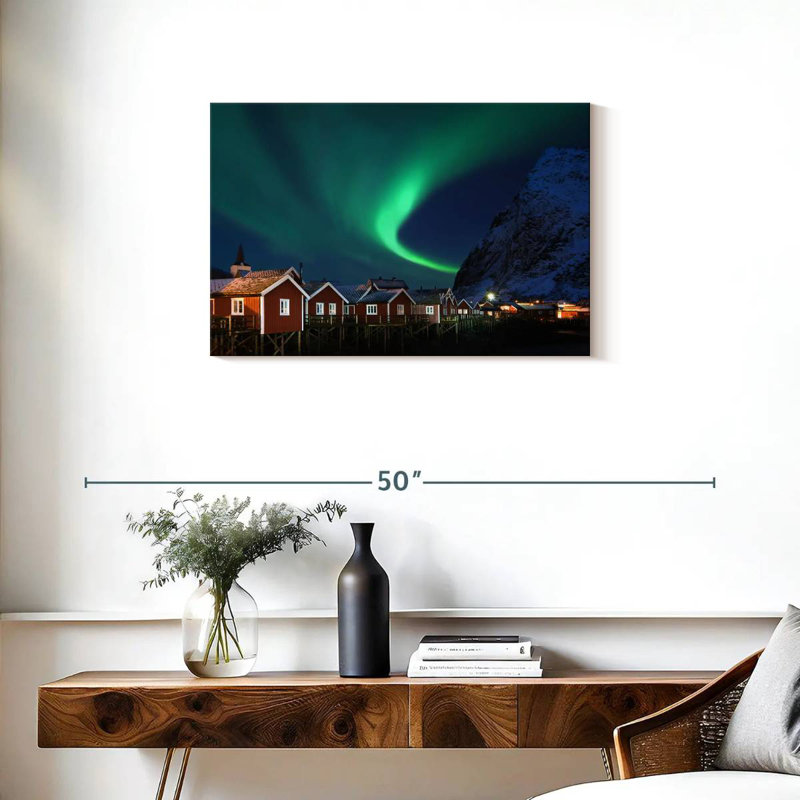 Reine Aurora Borealis, 20" H x 30" W