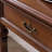 Walnut Rectangular Solid Wood with 2 drawers desk-313763967