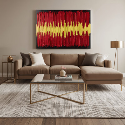 Neo Expressionism 3 Red Canvas Wall Art