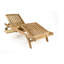 Cristina 200cm Long Reclining Teak Single Chaise