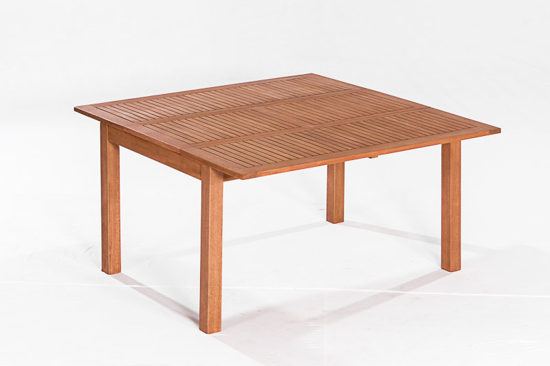 Adabpreet Square Wood Extendable Outdoor Dining Table , cm W 150cm cm D