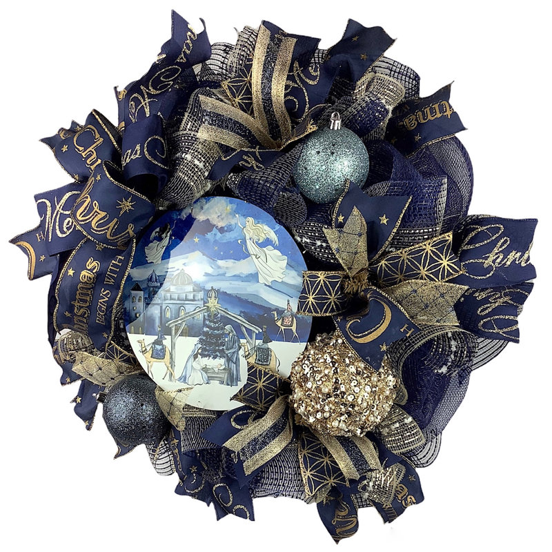 Couronne de Noël bébé Jésus