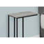 Table d'appoint, en forme de C, bout, côté, collation, salon, chambre à coucher, stratifié gris, métal noir, contemporain, moderne-960272586