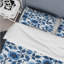 Cobalt Blue Floral Transitional IV - Transitional Duvet Cover Set-109160979