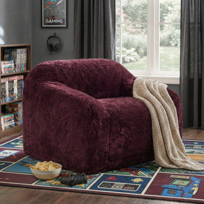 Fauteuil d'appoint rembourré à dossier bas 41,7 po Minnie