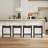 24 Inch Bar Stools Set Of 2, Upholstered Modern Counter Height Bar Stools For Kitchen Island Modern PU Leather Sadless Stools Chair With Metal Base And Footrest-3258806