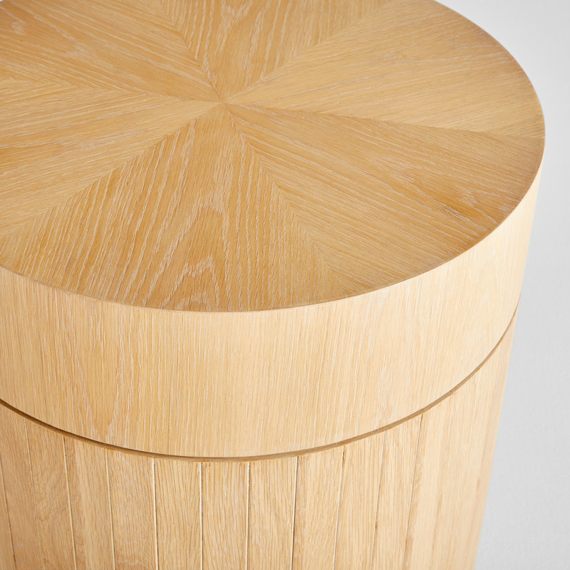 Lamu Solid Wood End Table