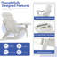 Ensemble de 4 chaises Adirondack réglables Hdpe-1664118202
