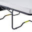 Canapé-lit simple de 47,2 po avec fonction de lit escamotable, mini table d'appoint pliable sur le bras pour les boissons, accoudoirs droits pour le port, petits objets de rangement, coussins lombaires confortables, velours côtelé doux-1615329878