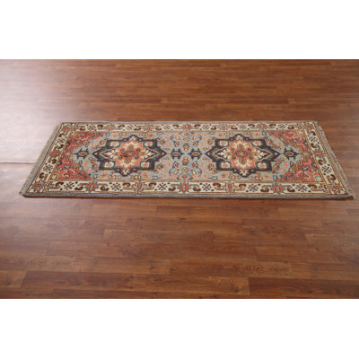 Handmade Traditional  Indian Wool Rug 3x6
