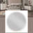 Carena Gray Round Mirror