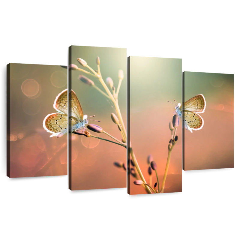 Brampt Butterfly Pair, 27" H x 43" W
