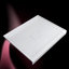 Base de douche rectangulaire en alcôve en acrylique de 42 po x P 34 po à base de douche rectangulaire à seuil simple en blanc avec bonde centrale