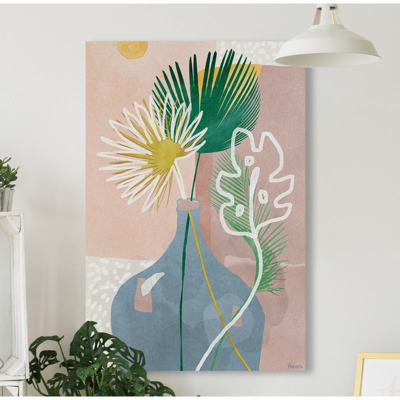 «Fan Leaf», reproduction sur toile, H 30 po x l 20 po x P 1,5 po