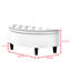 Rangement demi-cercle capitonné noir 44 po Venne-238128981