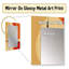 Full Moon Celebration Of Solitude Landscape - Orange Modern Wall Mirror-342743014