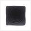 MGO Twist Shape Side Table, Wood-Like Texture, Black Colour-997196353