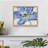 Fleur Bleue II -Framed Print - Restickable