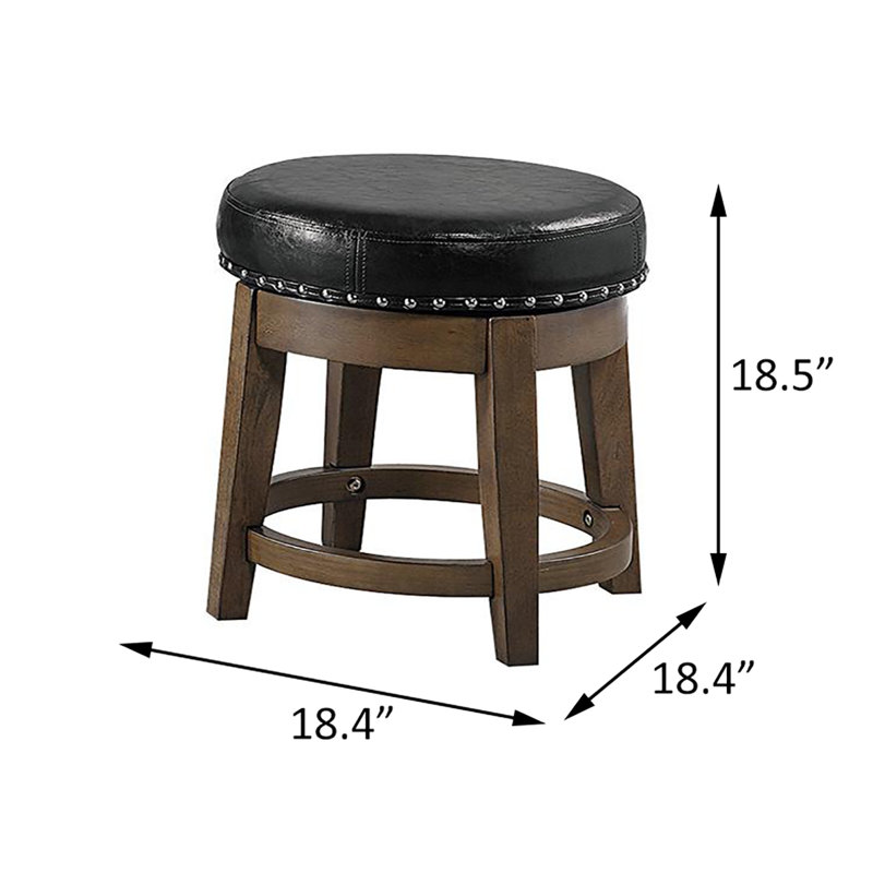 Tabouret pivotant, Noir, noir, noir, noir
