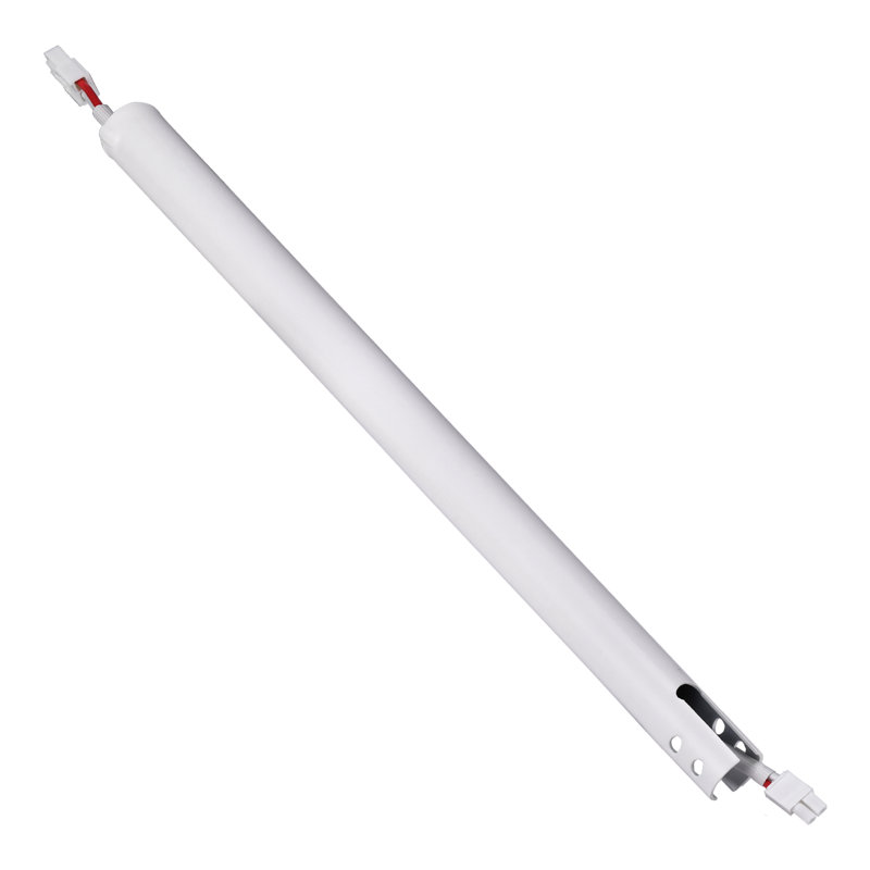 White 14-Inch Metal Ceiling Fan Extension Downrod