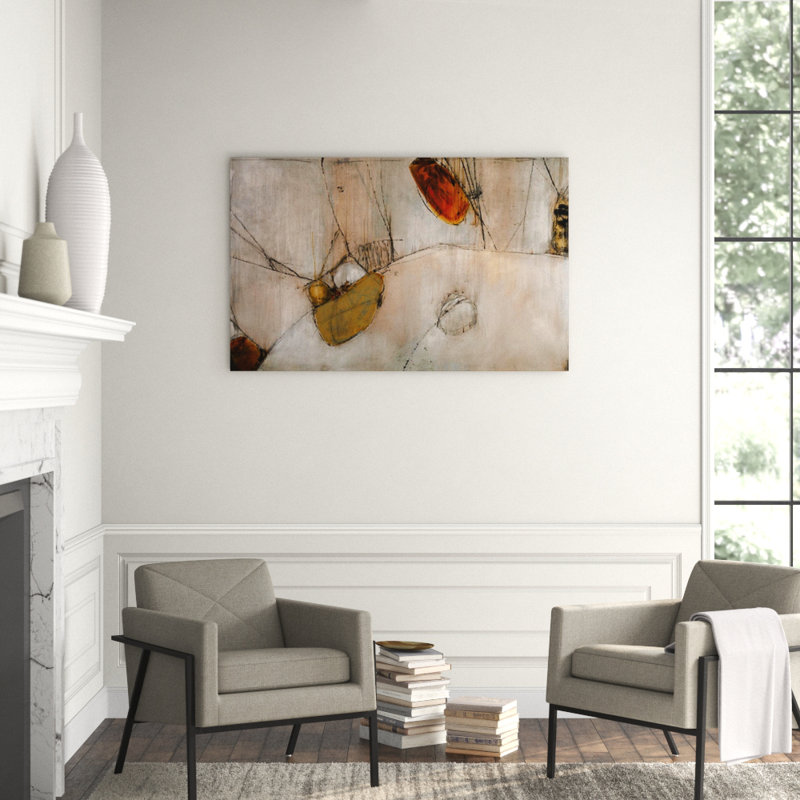 Precarious Painting, Marble Glaze, 30" H x 48" W x 1.5" D