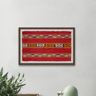 Abstract Red Cloth - Single Picture Frame Print