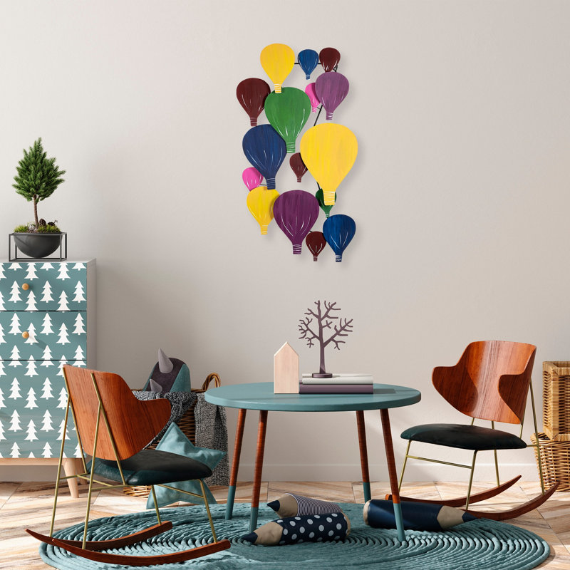 Elegant Decorative Metal Wall Accessory, 26.4 x 39.4 inches | 100% Metal, Thickness: 0.06 inches | Hand-Painted Finish for Unique Color & Texture Variations | Lightweight at 3.3 lbs, Easy Wall Hanging Design