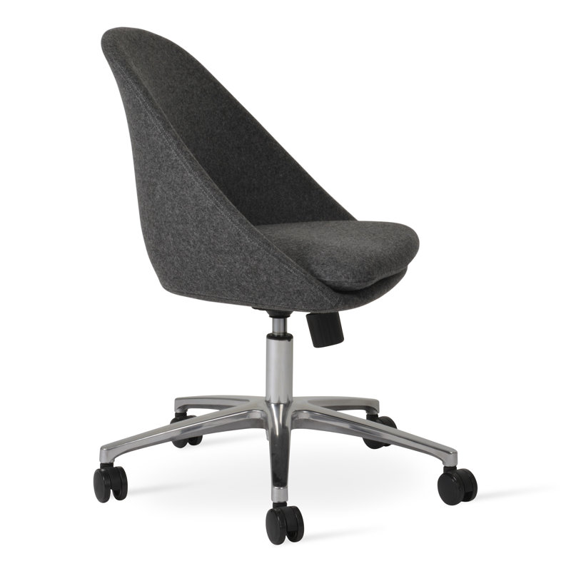 Chaise de travail, Aluminium, Noir