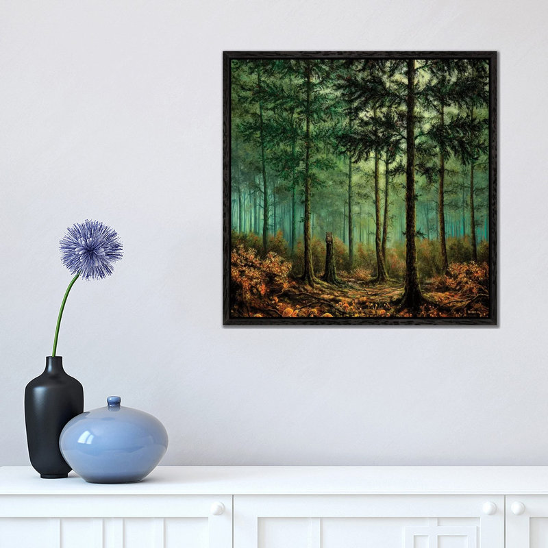 Feels Like Home by ColorByFeliks - Print on Canvas, 45.72 cm H x 45.72 cm W, Black Framed