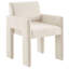 Fauteuil de salle à manger Daven en velours résistant aux taches Davab-124799453-124799265