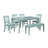 Weldy 6 - Person Solid Wood Top Four Leg Dining Set-1249622318