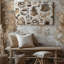 Toile, motif sans soudure, avec diverses illustrations liées au café, y compris un art mural-622757870