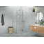 Halo 41 in. x 35 in. x 78 in. 90-degree Fully Frameless Glass Hinged Shower Enclosure-812440600