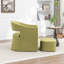 Fauteuil demi-tonneau avec repose-pieds Kyah-220945849