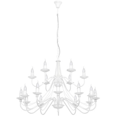 Coopertown 18 - Light Candle Style Chandelier