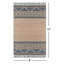 Esme Geometric Area Rug in Beige/Blue-1016356349