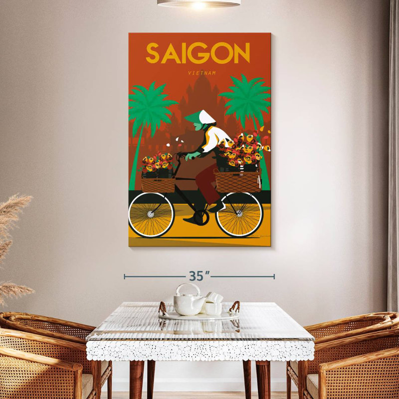 Aime Saïgon, H 51 po x l 34 po