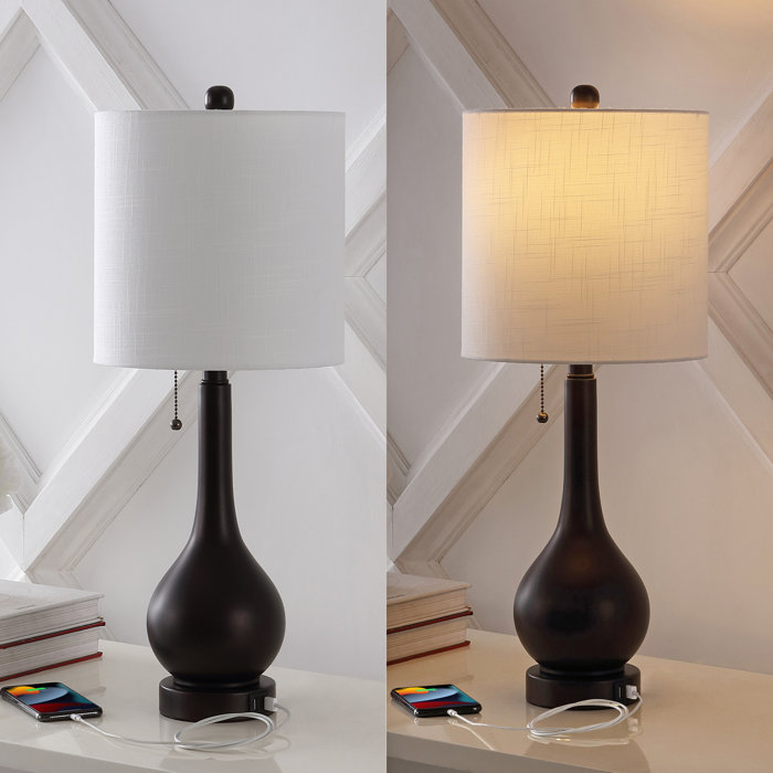 Willa Arlo Interiors Orford Metal USB Table Lamp & Reviews | Wayfair